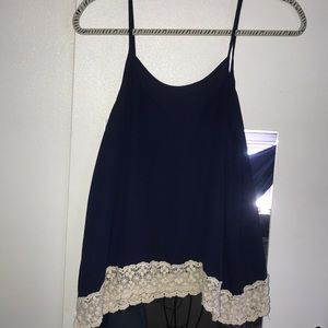 Navy tank top